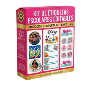 Kit Etiquetas Escolares