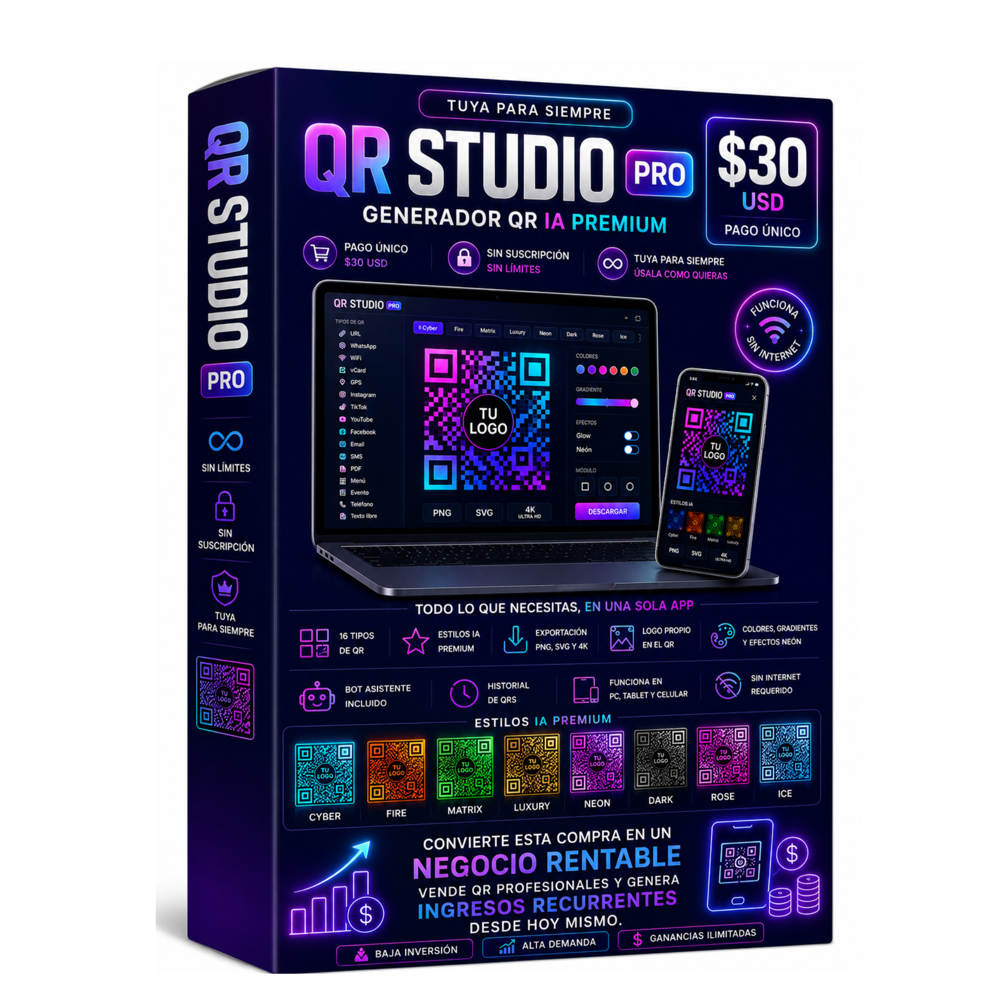 Apps. QR Studio Pro